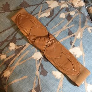 Brown Cinch Waist Belt